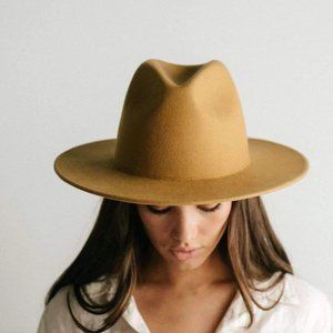 Lovely Mustard Yellow Fedora Hat